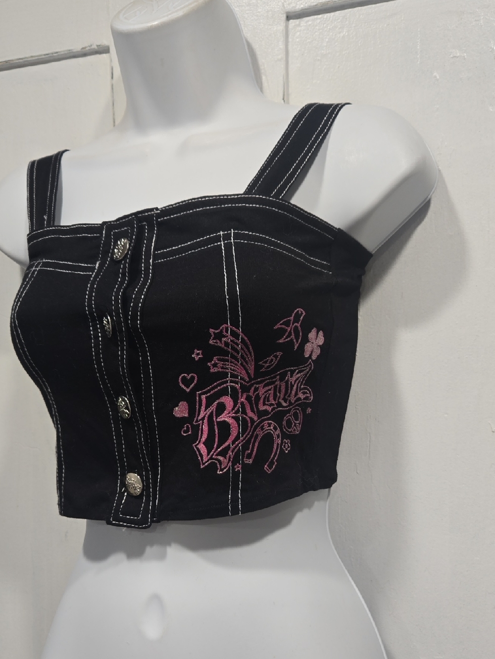 BRATZ CROP TOP. SIZE SMALL... #7995